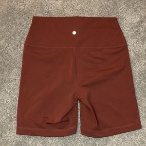 Yogalicious Bike Shorts Size L Maroon
